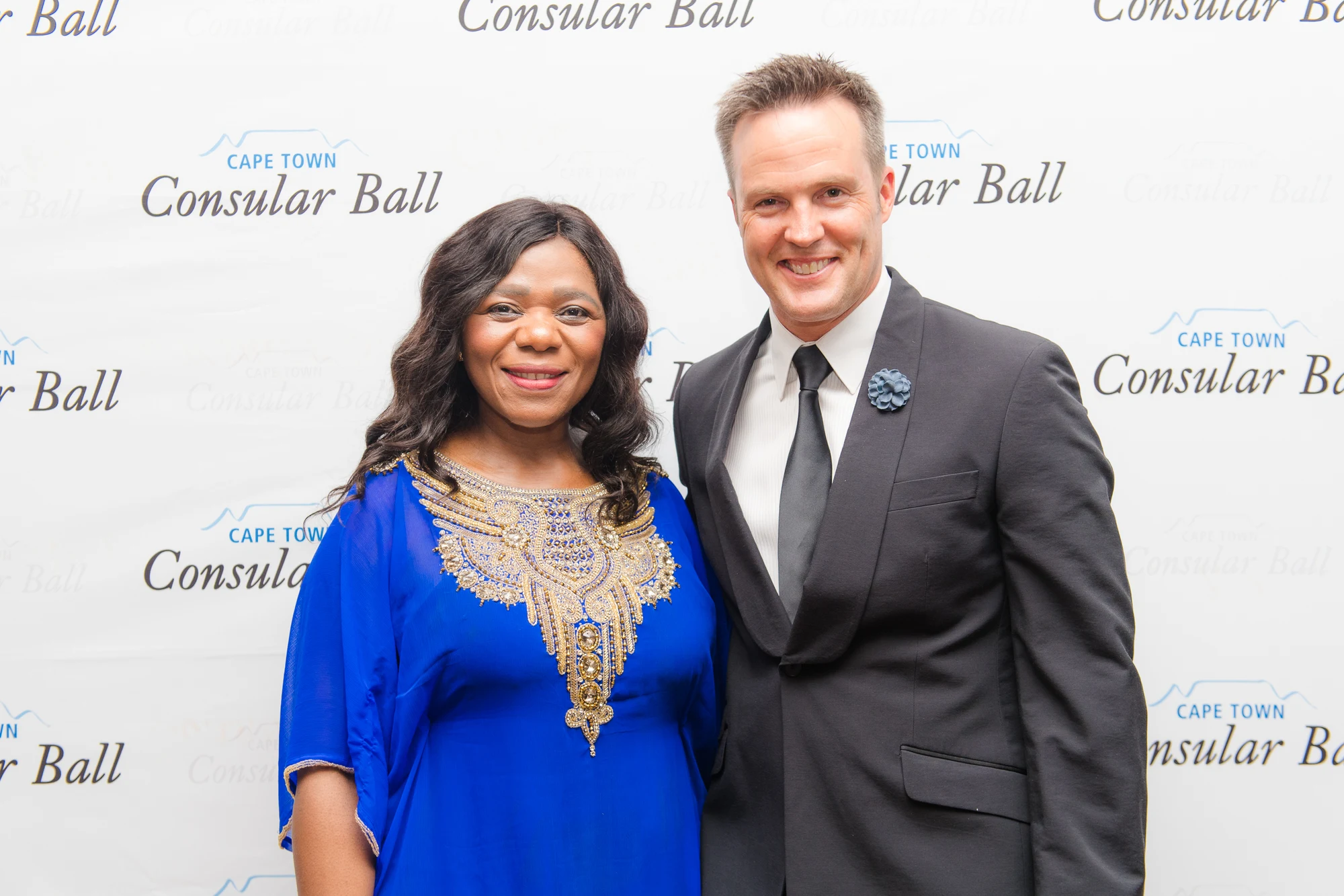 Prof Thuli Madonsela with MC  Dr Michael Moll