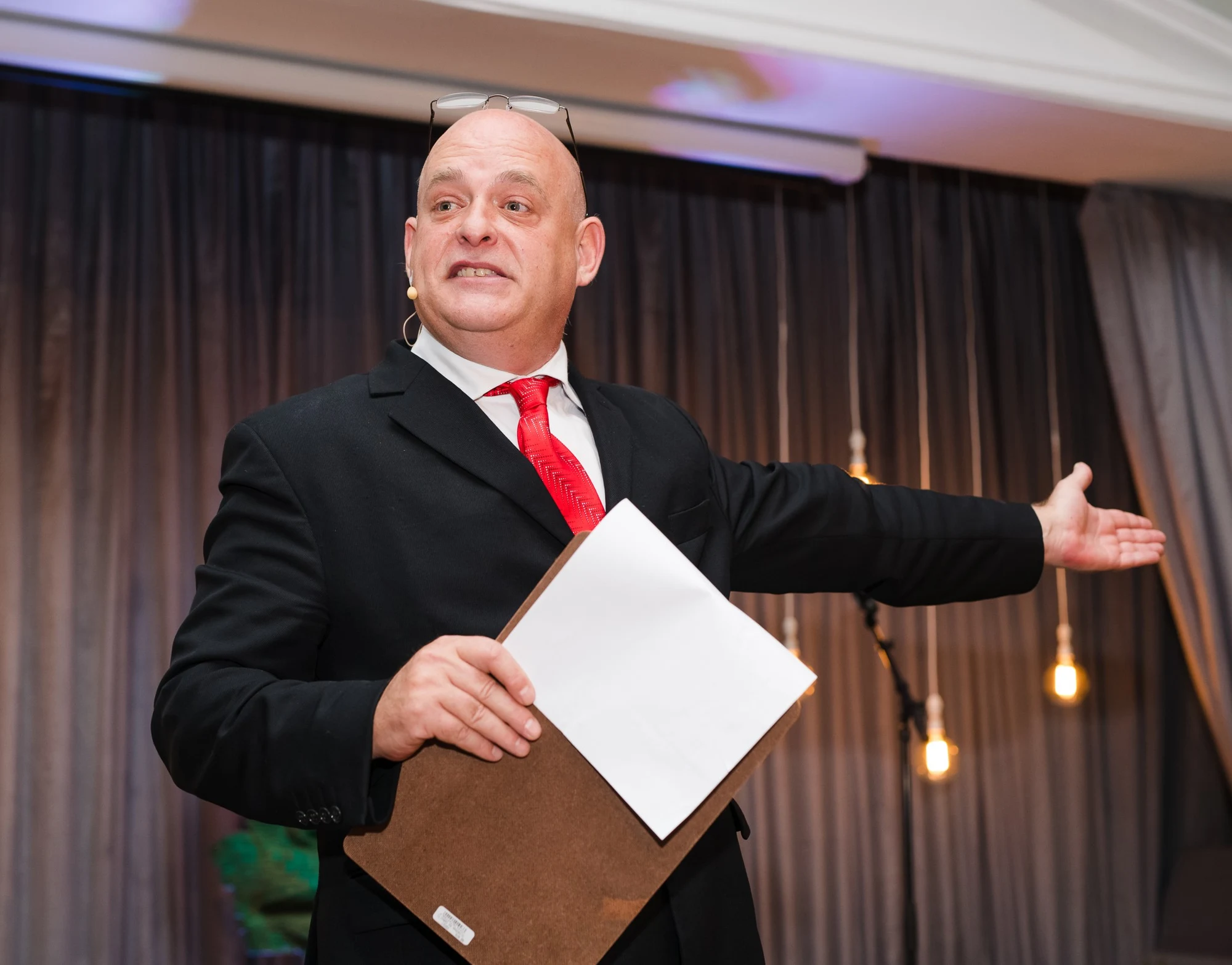 Joey Bourke was the auctioneer