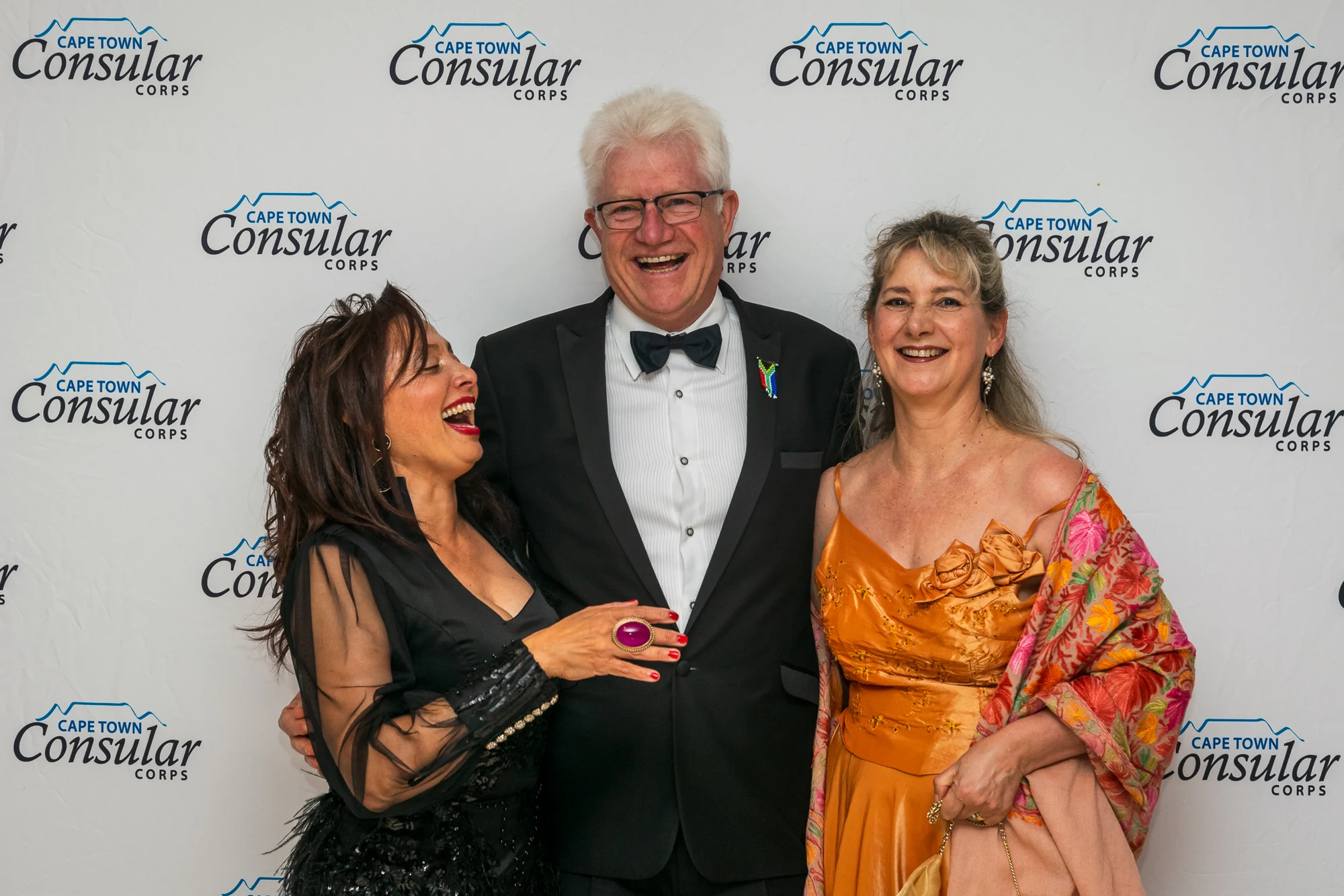 CEO of Artscape, Marlene le Roux, with Premier Alan Winde and his wife Tracy.