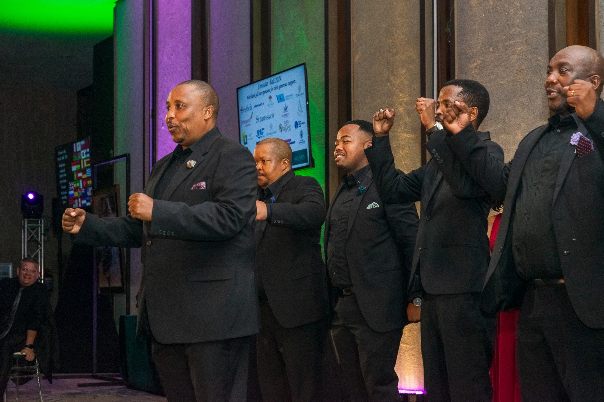 Members of the Cape Town Opera Choir performing.